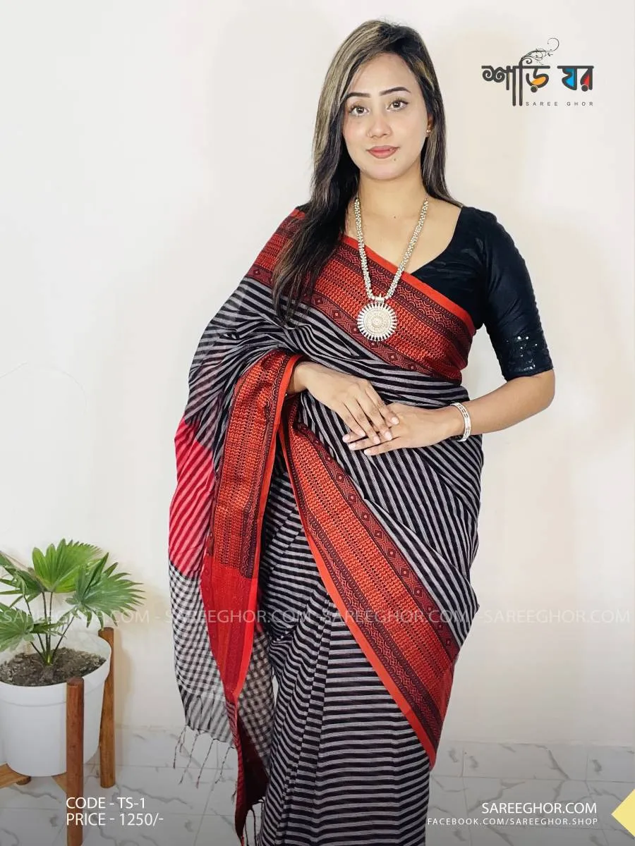 Pure Cotton Saree