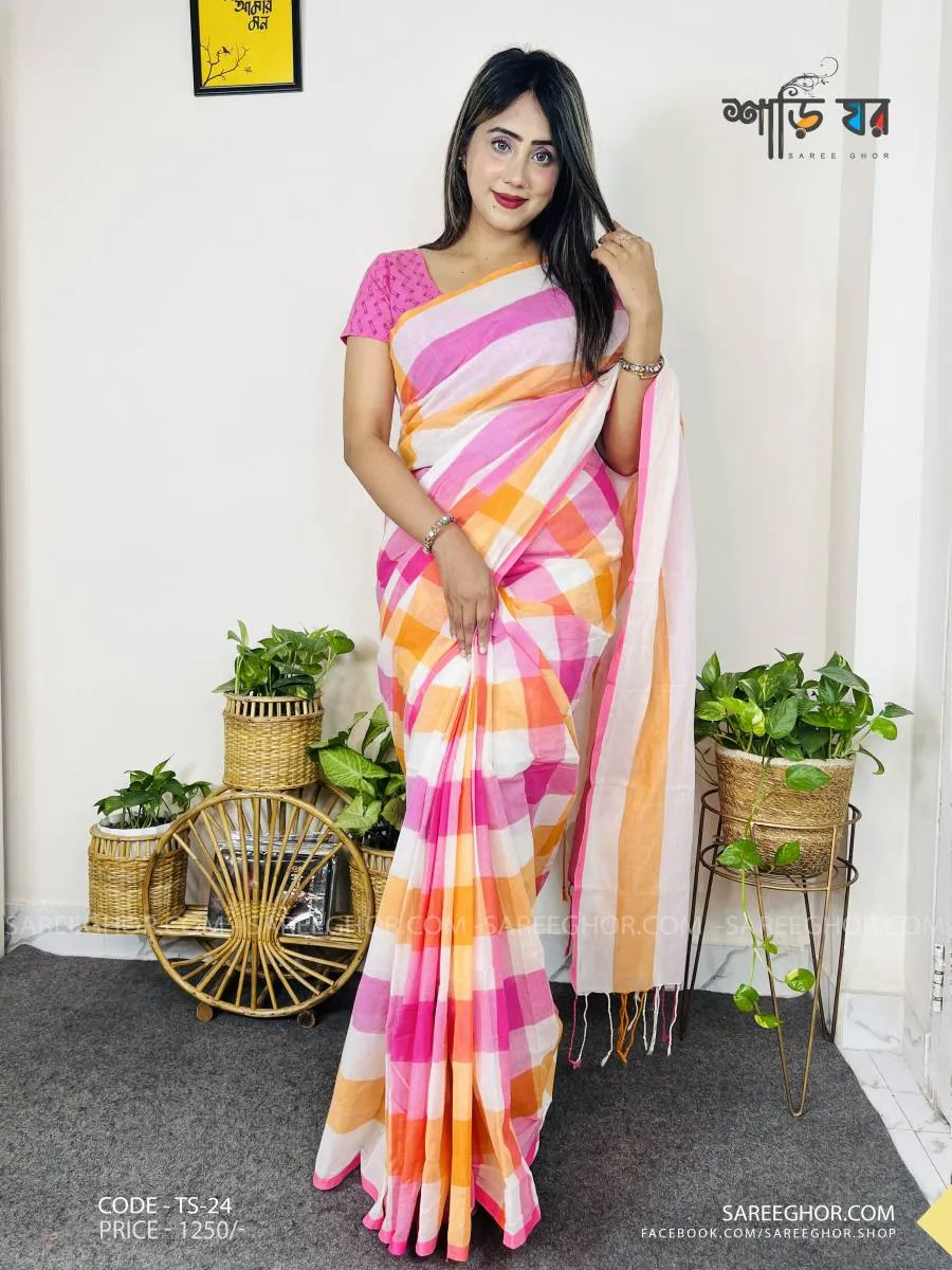 Pure Cotton Saree