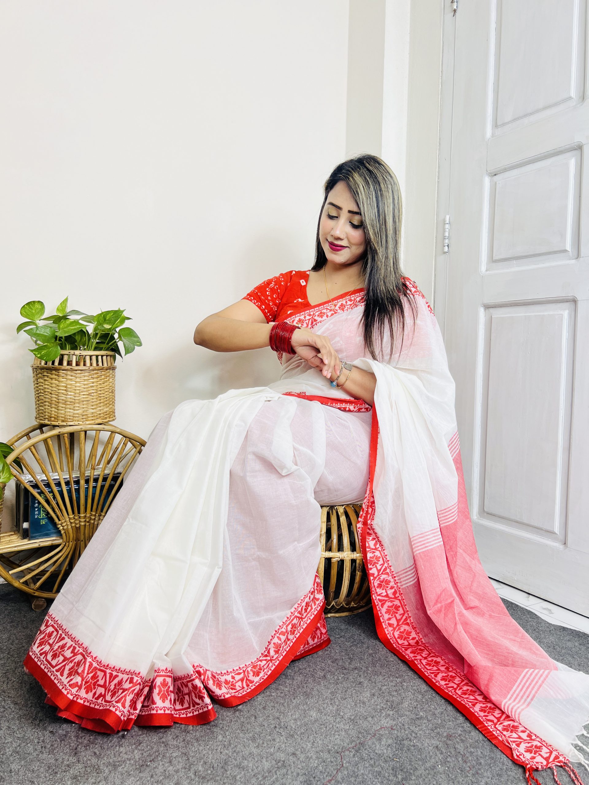 Pure Cotton Saree