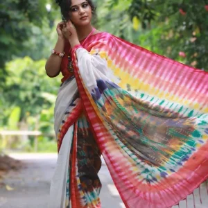 Silk Batik Saree