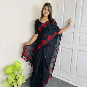 Premium Moslin Saree