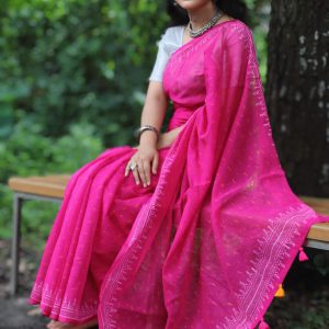 Tangail Silk Block Print