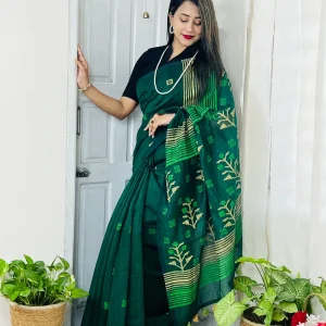 Khadi Silk Block Saree