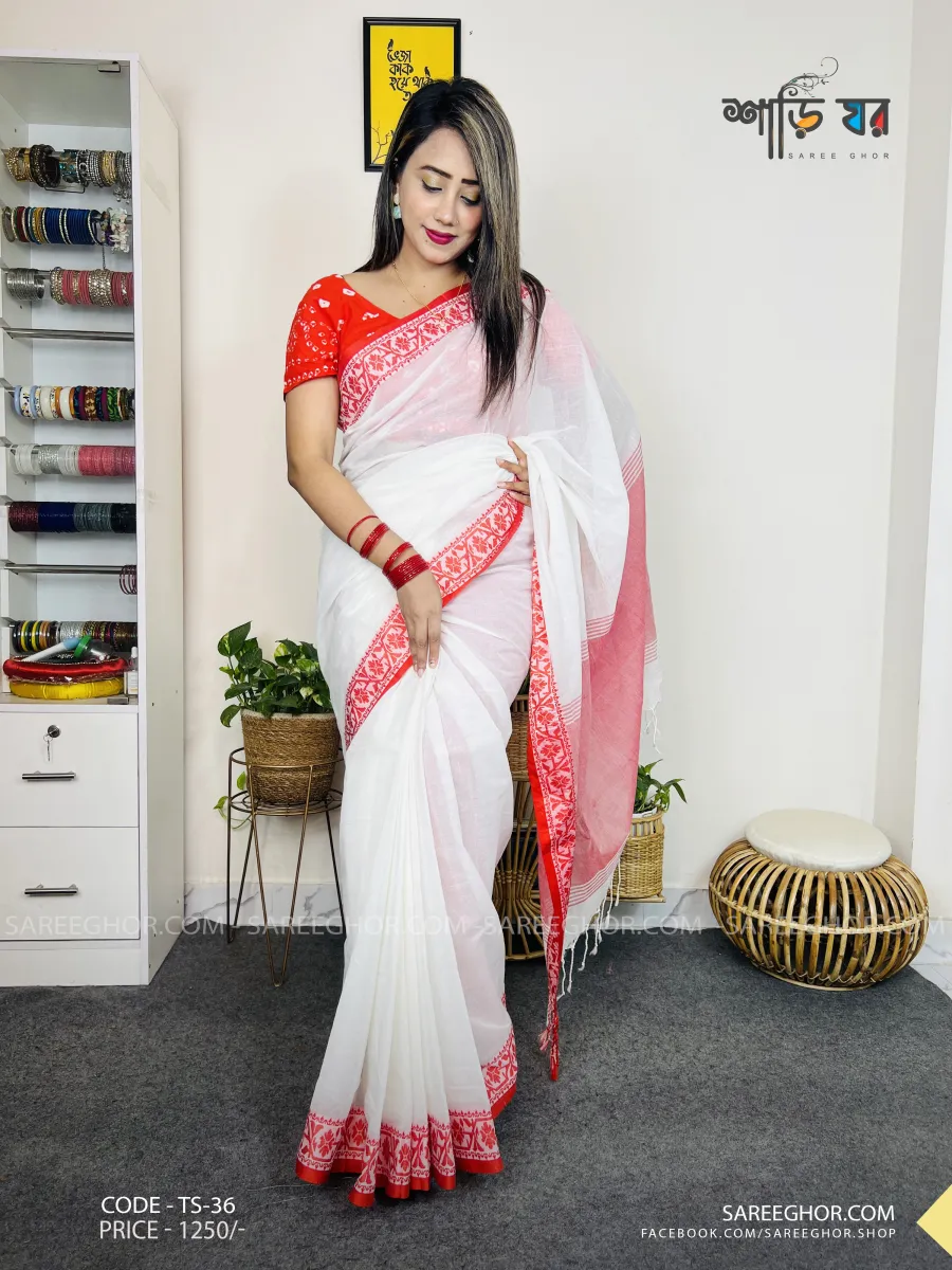 Pure Cotton Saree